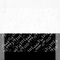 Black And White Ethnic Geometric Pattern Rectangular Jigsaw Puzzl by dflcprintsclothing