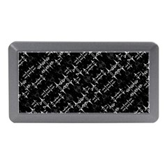 Black And White Ethnic Geometric Pattern Memory Card Reader (Mini)