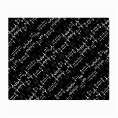 Black And White Ethnic Geometric Pattern Small Glasses Cloth (2 Sides) by dflcprintsclothing