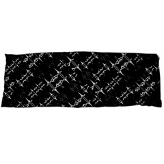 Black And White Ethnic Geometric Pattern Body Pillow Case (dakimakura) by dflcprintsclothing