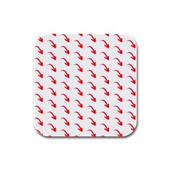 Create Your Own Custom Online Full Print Blank Template Rubber Square Coaster (4 Pack)  by startdesign