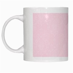 Create Your Own Custom Online Full Print Blank Template Pink Bachelorette With Subtle Damask Floral White Mugs by startdesign