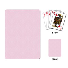 Create Your Own Custom Online Full Print Blank Template Pink Bachelorette With Subtle Damask Floral Playing Cards Single Design (rectangle) by startdesign