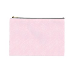 Create Your Own Custom Online Full Print Blank Template Pink Bachelorette With Subtle Damask Floral Cosmetic Bag (large)