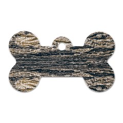 Surface Texture Print Dog Tag Bone (two Sides) by dflcprintsclothing