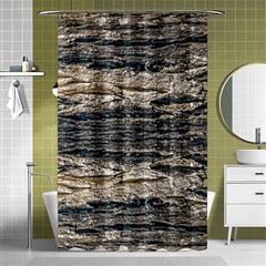 Surface Texture Print Shower Curtain 48  X 72  (small) 