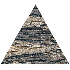 Surface Texture Print Wooden Puzzle Triangle