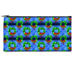 Christmas Wreath Pencil Cases by bloomingvinedesign