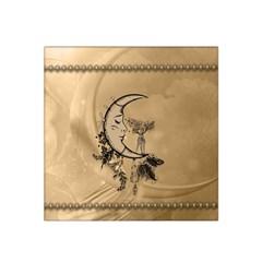 Deer On A Mooon Satin Bandana Scarf by FantasyWorld7