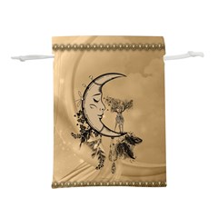 Deer On A Mooon Lightweight Drawstring Pouch (s)