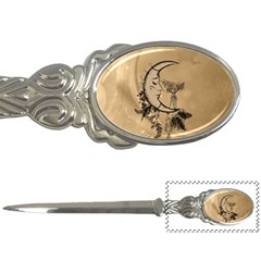 Deer On A Mooon Letter Opener by FantasyWorld7