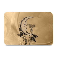 Deer On A Mooon Plate Mats by FantasyWorld7