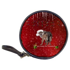 I m Ready For Christmas, Funny Wolf Classic 20-cd Wallets by FantasyWorld7