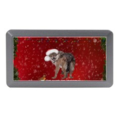 I m Ready For Christmas, Funny Wolf Memory Card Reader (mini) by FantasyWorld7