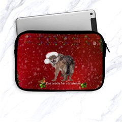 I m Ready For Christmas, Funny Wolf Apple Ipad Mini Zipper Cases by FantasyWorld7