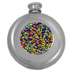 Ab 136 Round Hip Flask (5 Oz) by ArtworkByPatrick