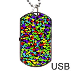 Ab 136 1 Dog Tag Usb Flash (two Sides) by ArtworkByPatrick