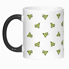 Werewolf Creepy Drawing Motif Pattern Illustration 2 Morph Mugs by dflcprintsclothing