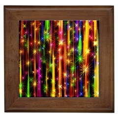 Illustrations Star Bands Wallpaper Framed Tile by HermanTelo