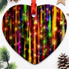 Illustrations Star Bands Wallpaper Ornament (heart)