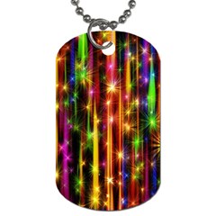 Illustrations Star Bands Wallpaper Dog Tag (one Side) by HermanTelo