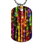 Illustrations Star Bands Wallpaper Dog Tag (One Side) Front