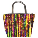 Illustrations Star Bands Wallpaper Bucket Bag Back