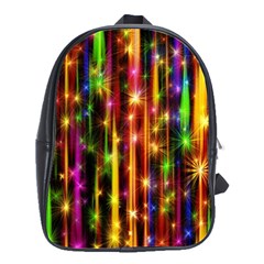 Illustrations Star Bands Wallpaper School Bag (large)