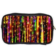 Illustrations Star Bands Wallpaper Toiletries Bag (one Side)