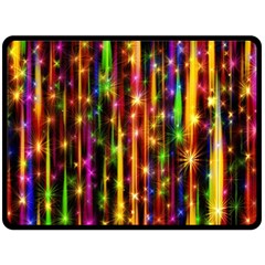 Illustrations Star Bands Wallpaper Fleece Blanket (large)  by HermanTelo