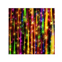 Illustrations Star Bands Wallpaper Small Satin Scarf (square)