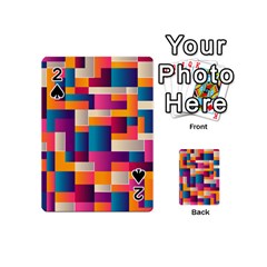 Abstract Geometry Blocks Playing Cards 54 Designs (mini)