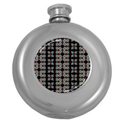 Illustrations Texture Round Hip Flask (5 Oz)