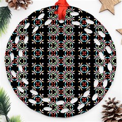 Illustrations Texture Round Filigree Ornament (two Sides)