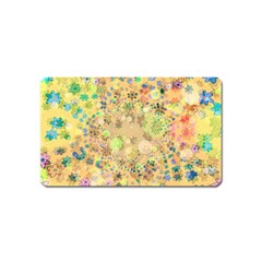 Flowers Color Colorful Watercolour Magnet (name Card) by HermanTelo