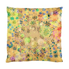 Flowers Color Colorful Watercolour Standard Cushion Case (one Side)