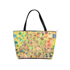 Flowers Color Colorful Watercolour Classic Shoulder Handbag