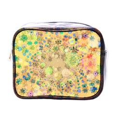 Flowers Color Colorful Watercolour Mini Toiletries Bag (one Side) by HermanTelo