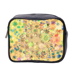 Flowers Color Colorful Watercolour Mini Toiletries Bag (two Sides)