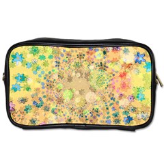 Flowers Color Colorful Watercolour Toiletries Bag (one Side)