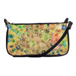 Flowers Color Colorful Watercolour Shoulder Clutch Bag Front