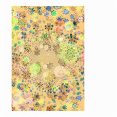 Flowers Color Colorful Watercolour Small Garden Flag (two Sides)