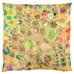 Flowers Color Colorful Watercolour Standard Flano Cushion Case (One Side) Front