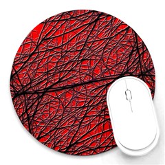 Neurons Cells Train Link Brain Round Mousepads by HermanTelo