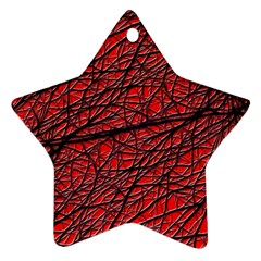 Neurons Cells Train Link Brain Star Ornament (two Sides) by HermanTelo