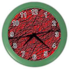 Neurons Cells Train Link Brain Color Wall Clock