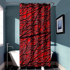 Neurons Cells Train Link Brain Shower Curtain 36  X 72  (stall)  by HermanTelo