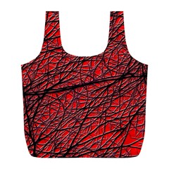 Neurons Cells Train Link Brain Full Print Recycle Bag (l)