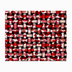 Background Red Summary Small Glasses Cloth by HermanTelo