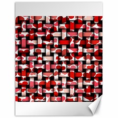 Background Red Summary Canvas 18  X 24 